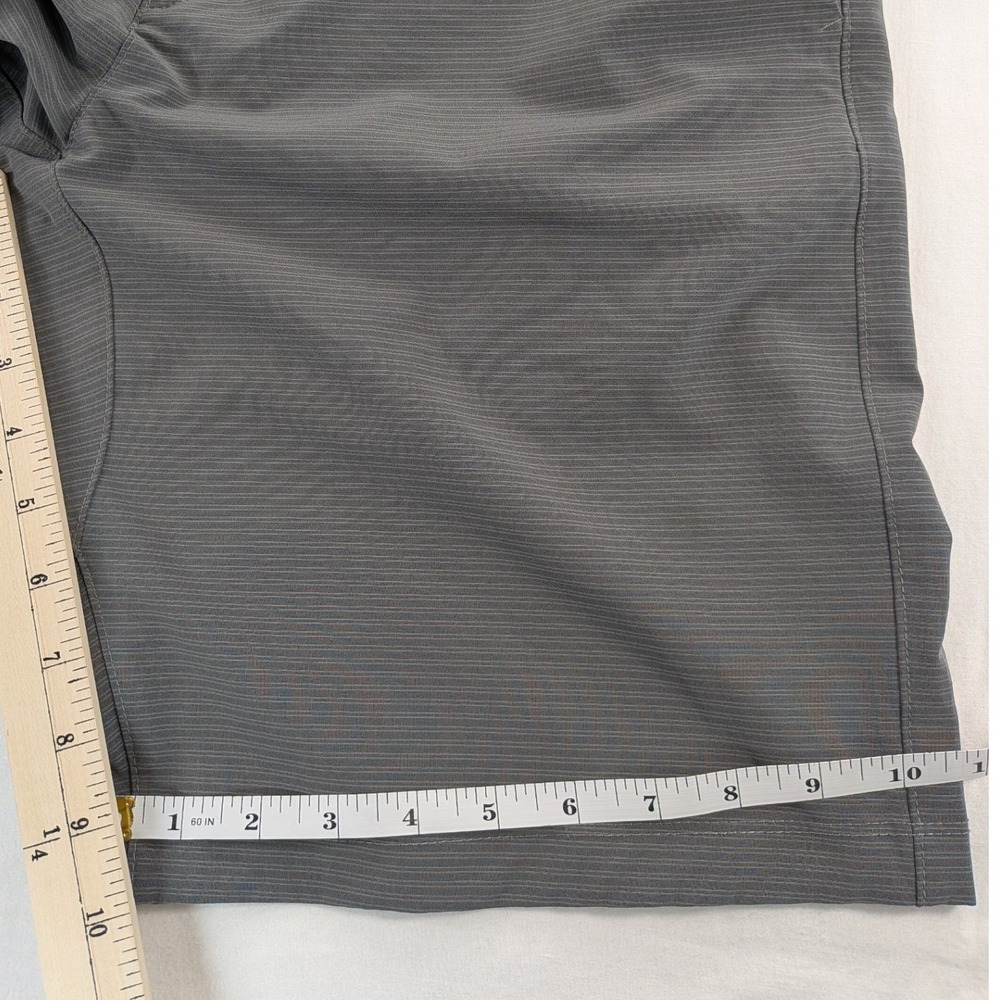 Hang Ten Shorts Mens 34 Grey Stretch Hybrid Golf Surf Skate Casual Athleisure - Picture 4 of 12